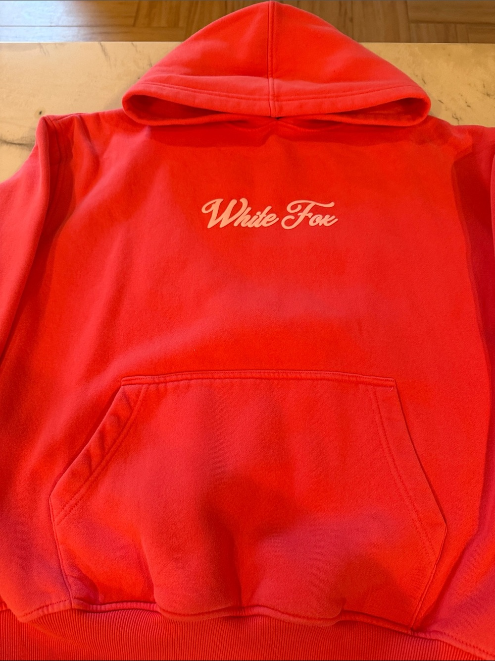 White Fox Boutique Pink Logo Hoodie